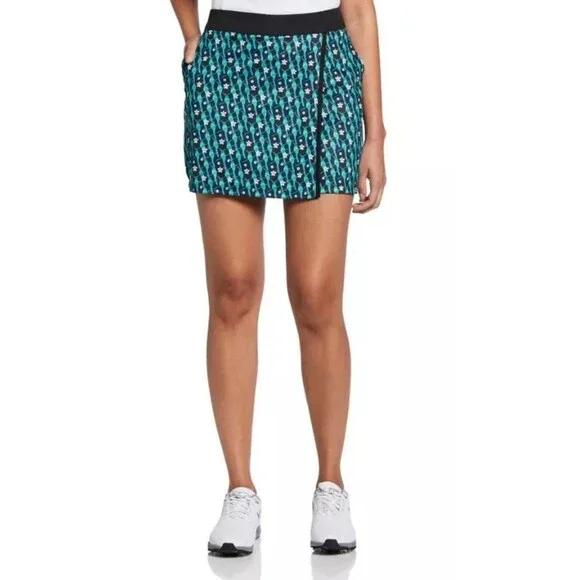 Callaway 16" Hummingbird Print Wrap Golf Skort Size: Medium NWT Women's GR - Picture 1 of 12